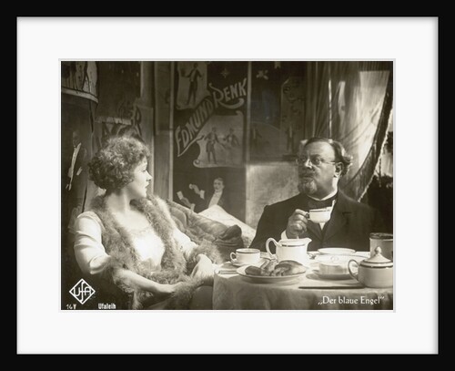Still from the film 'The Blue Angel' with Marlene Dietrich and Emil Jannings, 1930 by Photographer German