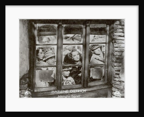 Still from the film 'Shanghai Express', 1932 by German Photographer