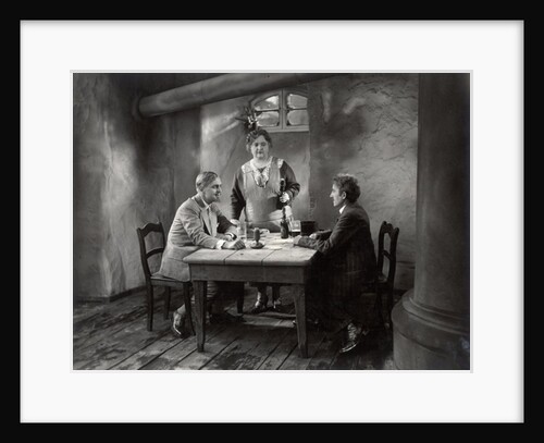 Still from the film 'Dr. Mabuse, the Gambler' with Rudolf Klein-Rogge, 1922 by German Photographer