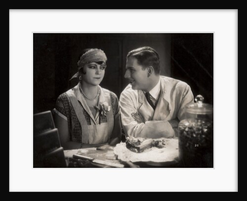 Still from the film 'Tragedy of the Street' with Asta Nielsen and Werner Pittschau, 1927 by German Photographer