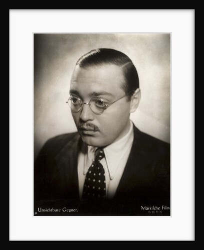 Still from the film 'Invisible Enemy' with Peter Lorre, 1933 by German Photographer