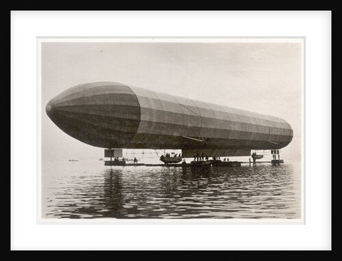The Zeppelin LZ2, Friedrichshafen, 1905 by German Photographer
