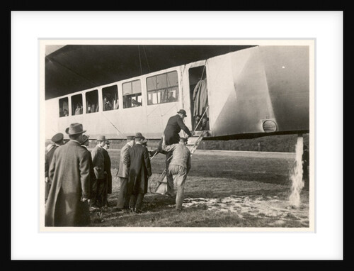 Passengers boarding the Zeppelin LZ11 'Viktoria-Luise', between 1912-14 by German Photographer