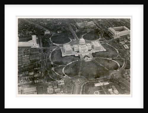 Aerial photo of the Capitol building by German Photographer