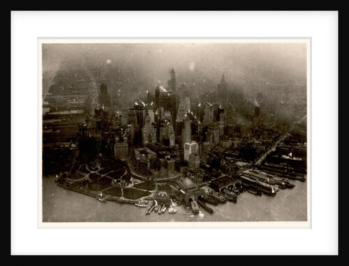 Aerial photo of downtown Manhattan by German Photographer