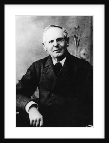Portrait of Austrian poet Peter Rosegger by German Photographer