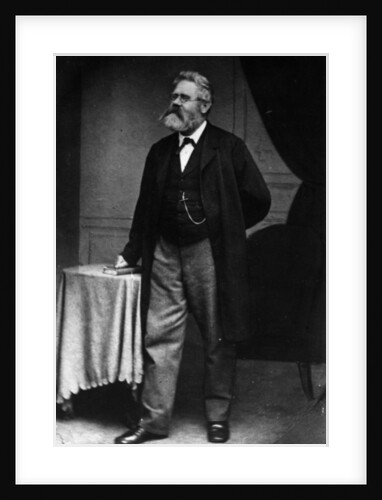 Portrait of German novelist Fritz Reuter by German Photographer