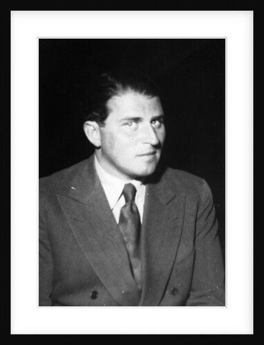 Portrait of German writer Carl Zuckmayer by German Photographer