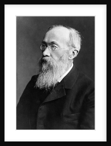 Portrait of German psychologist Wilhelm Wundt by German Photographer