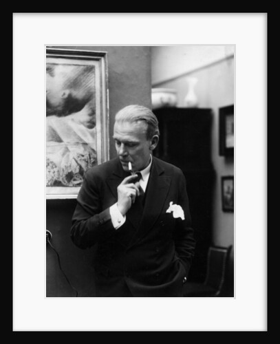 Portrait of German writer Hanns Heinz Ewers by German Photographer