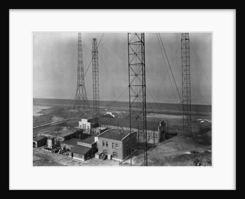 Radio transmission facility in Norddeich, Germany, c.1933 by German Photographer
