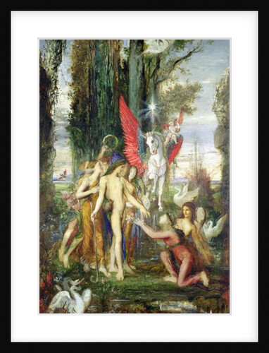 Hesiod and the Muses by Gustave Moreau