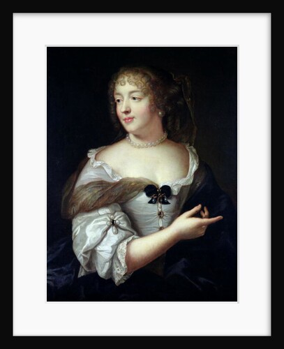 Portrait of Marie de Rabutin-Chantal, Madame de Sevigne by Claude Lefebvre