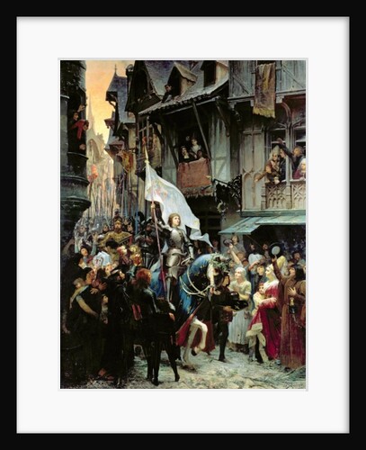 Joan of Arc enters Orléans, 1887 by Jean-Jacques Scherrer