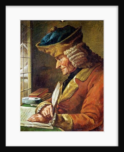 Voltaire in his Study by French School