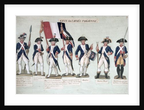 The Parisian Army during the French Revolution c. 1789 by Lesueur Brothers