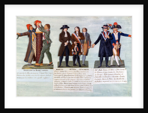 The Invention of the Red Hat, March 1792 by Lesueur Brothers