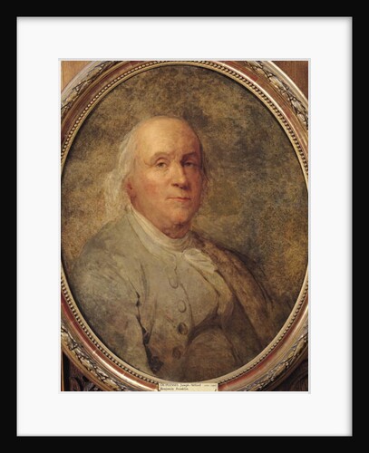 Portrait of Benjamin Franklin, c.1780 by Joseph Siffred Duplessis