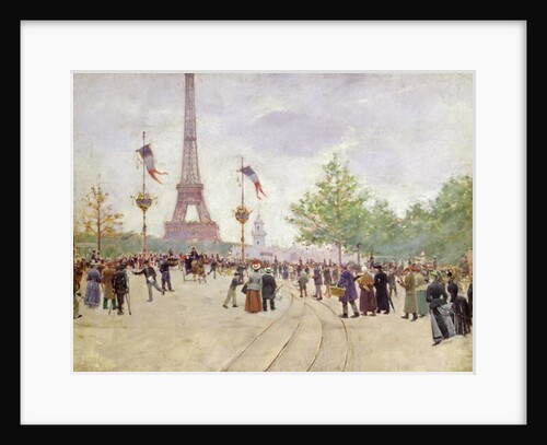 Entrance to the Exposition Universelle, 1889 by Jean Beraud