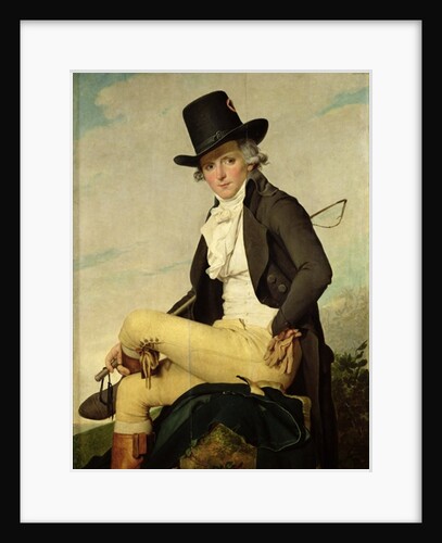 Portrait of Pierre Seriziat the artist's brother-in-law, 1795 by Jacques Louis David