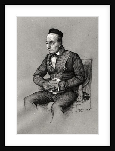 Portrait of Charles Augustin Sainte-Beuve 1856 by Francois Joseph Heim