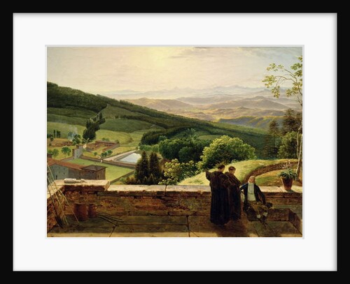 View of Vallombrosa, near Florence by Louis Gauffier