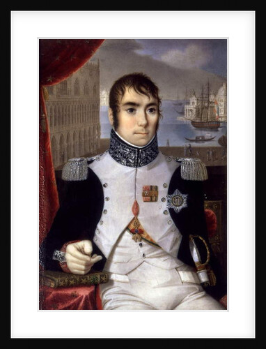 Portrait of Eugene de Beauharnais Viceroy of Italy in 1805 by Giovanni Battista Gigola
