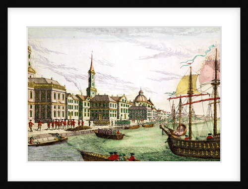 Disembarking of the English Troops at New York, 29th June 1776 by Franz Xavier Habermann