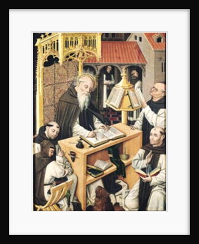 Interior of a Scriptorium, 16th century by Spanish School