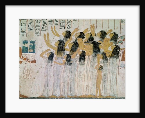 Weeping Women in a Funeral Procession by Egyptian 18th Dynasty