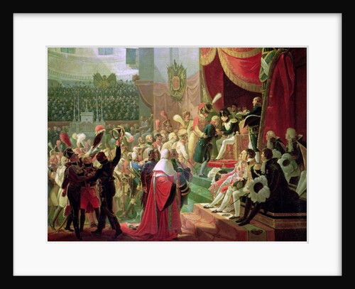 The First Distribution of Crosses of the Legion of Honour in the Church of the Invalides, 14th July 1804, 1812 by Jean Baptiste Debret
