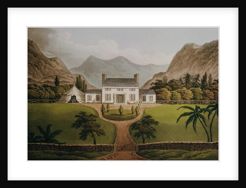 Bonaparte's Mal-Maison at St. Helena, 1821 by John Hassell