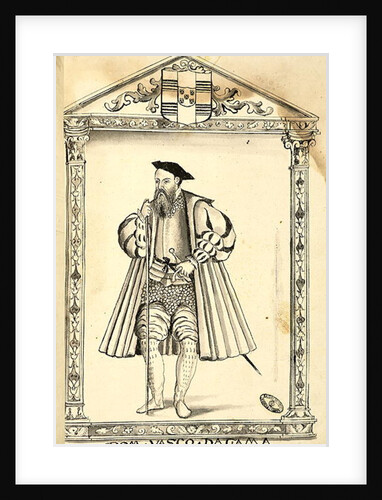 Vasco da Gama from 'Lendas da India' by Gaspar Correia, 1520 by Portuguese School