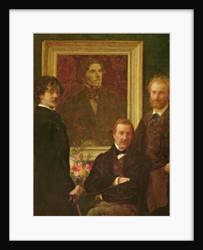 Homage to Delacroix, 1864 by Ignace Henri Jean Fantin-Latour