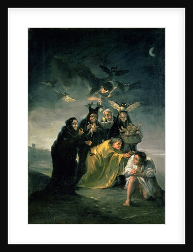 The Witches' Sabbath by Francisco Jose de Goya y Lucientes