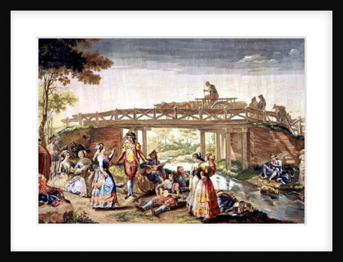 The Bridge over the Canal by Ramon Bayeu y Subias