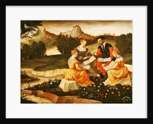 The Rustic Concert, the Song by Italian School