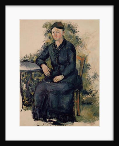 Madame Cezanne in the Garden by Paul Cezanne