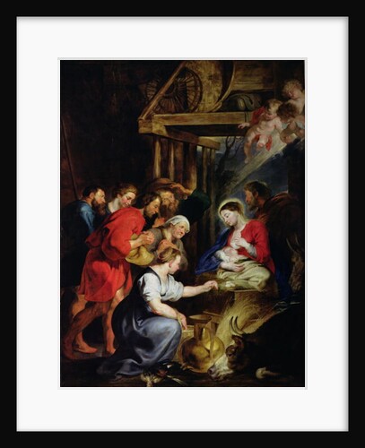Adoration of the Shepherds by Peter Paul Rubens