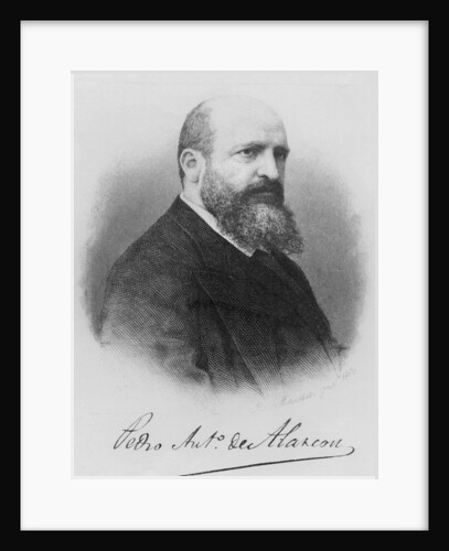 Pedro Antonio de Alarcon, 1881 by B. Maura