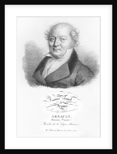 Vincent Antoine Arnault by Julien Leopold Boilly