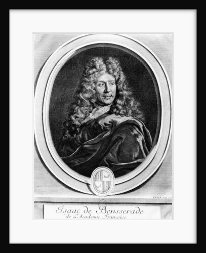 Isaac de Bensserade by Gerard Edelinck