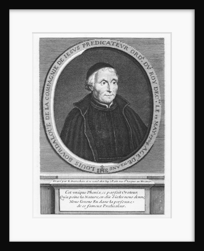 Louis Bourdaloue by Etienne Jehandier Desrochers