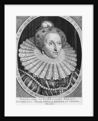 Elizabeth I, Queen of England by Hendrik I Hondius