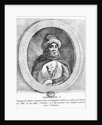 Emir Fakhr-al-Din II by Italian School