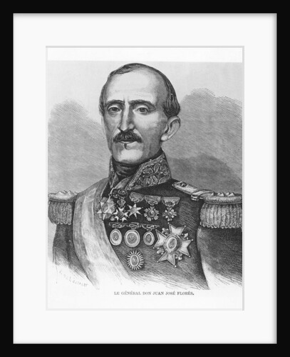 Juan José Flores by French School