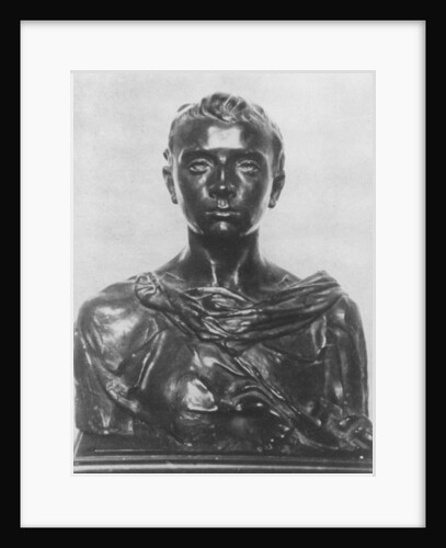 Bust of Paul Claudel as an adolescent by Camille Claudel
