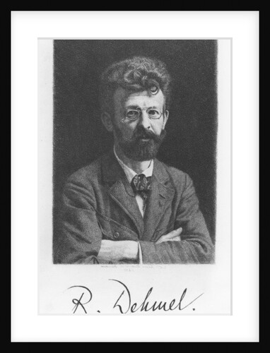 Richard Dehmel by German School