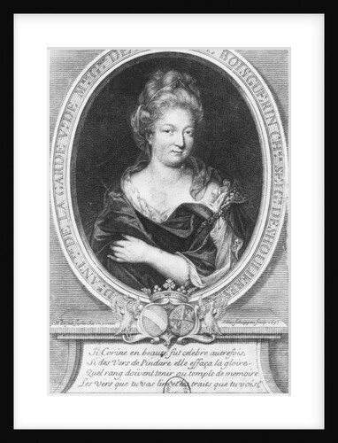 Antoinette Du Ligier de la Garde Deshoulières by Pierre Louis van Schuppen