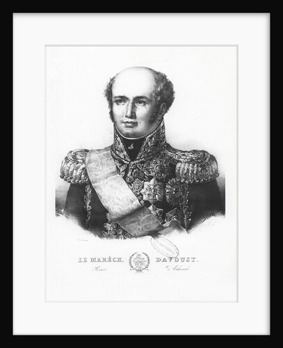 Louis Nicolas d'Avout, Duke of Auerstaedt by Louis Francois Couche
